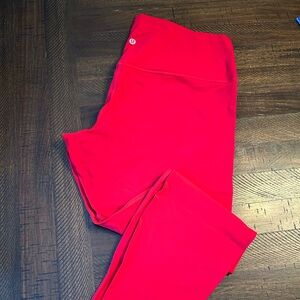 Lululemon Align High-Rise Pant 28” Size 18
In Desert Red